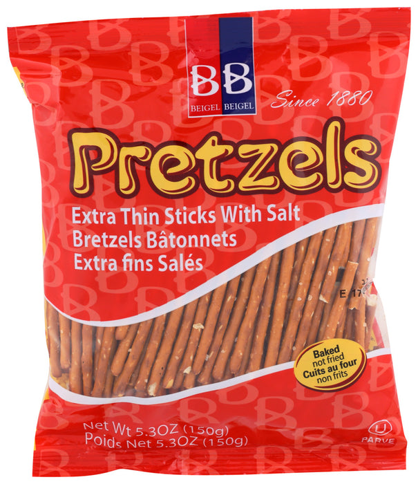 Beigel Beigel  Extra Thin Pretzel Sticks  5.3 Oz