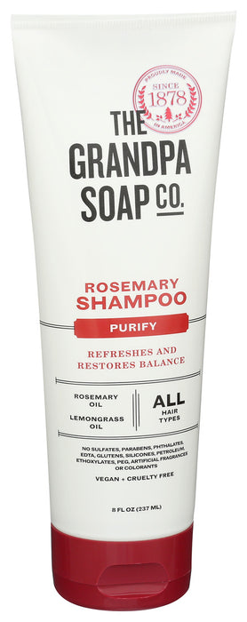 The Grandpa Soap Co.  Rosemary Shampoo  1 Each  8 Oz