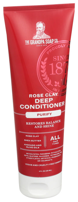 The Grandpa Soap Co.  Rose Clay Deep Conditioner  1 Each  8 Oz