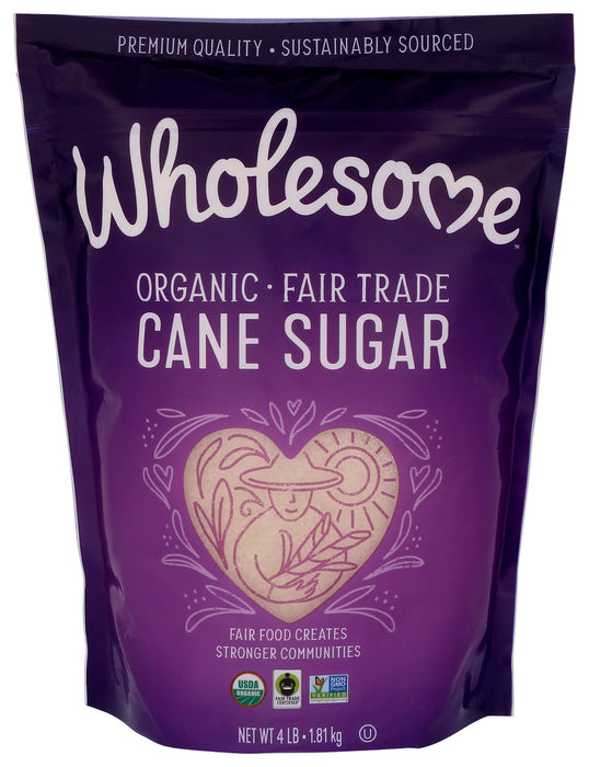 Wholesome  Organic Fair Trade Cane Sugar  64 Oz