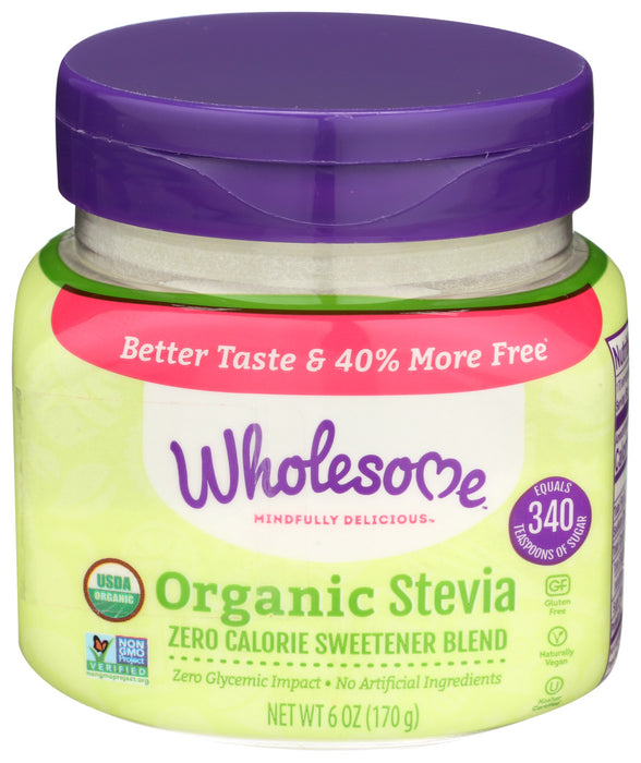 Wholesome  Organic Stevia Zero Calorie Sweetener Blend  6 Oz