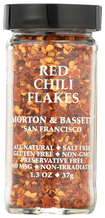 Morton & Bassett  And Seasoning Chili Flakes Red  1.3 Oz