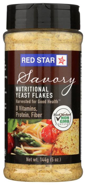 Red Star  Nutritional Yeast Flakes Savory Flavor   5 Oz