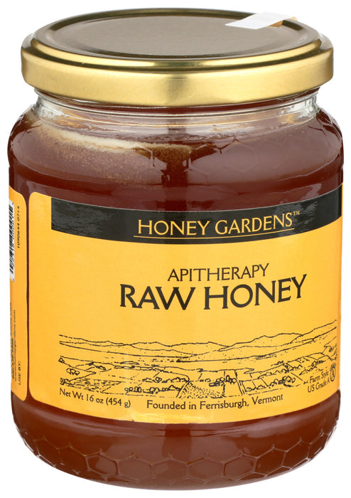 Honey Gardens  Apitherapy Raw Honey  1 Lb