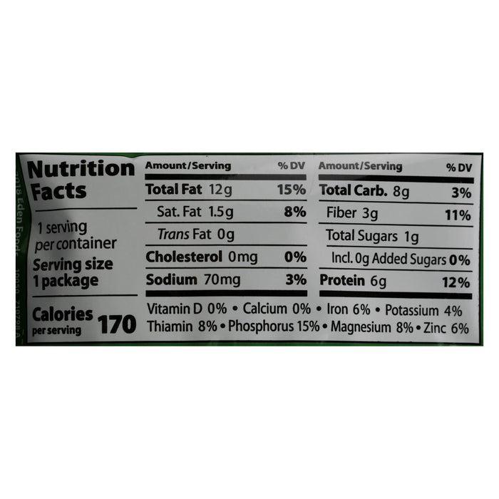 Eden Foods Organic Pocket Snacks Pistachios Shelled And Dry Roasted 1 oz
