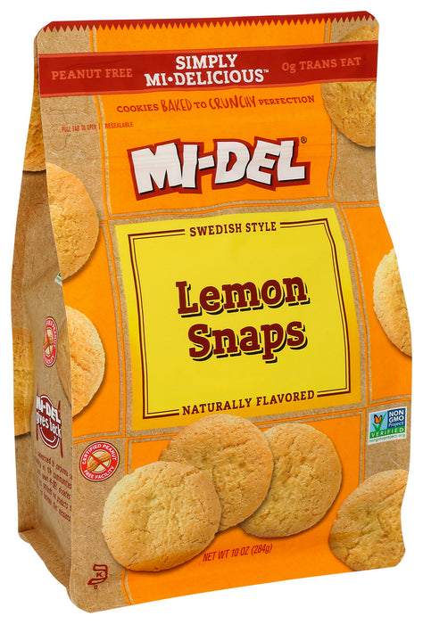 Mi-Del  Swedish Style Lemon Snaps Cookies Bag  10 Oz