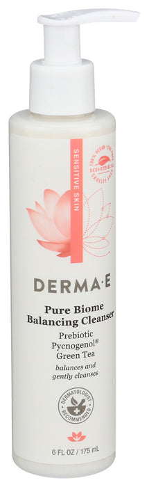 Derma E Pure Biome Balancing Cleanser 6 Oz