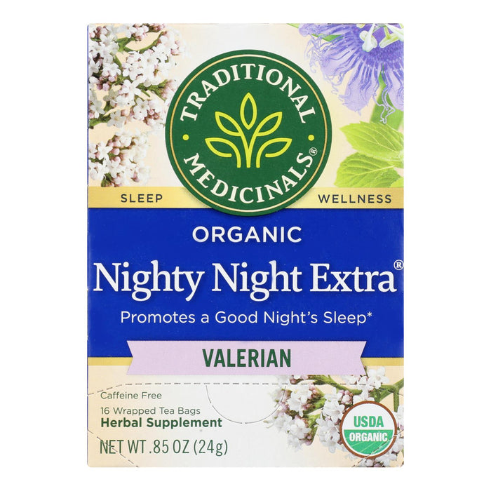 Traditional Medicinals  Organic Herbal Tea Nighty Night Valerian  16 Bag