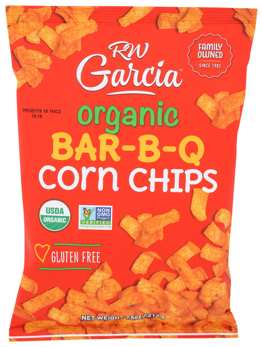 R.W. Garcia  Organic Bar B Q Corn Chips  7.5 Oz