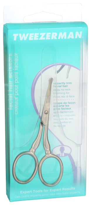 Tweezerman  Facial Hair Scissors  1 Each  1 Ct