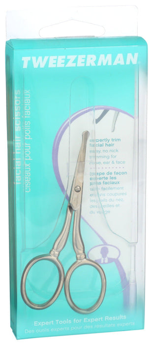 Tweezerman  Facial Hair Scissors  1 Each  1 Ct