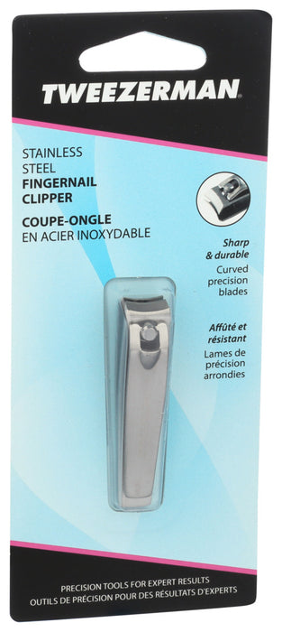 Tweezerman  Stainless Steel Fingernail Clipper  1 Each  1 Ct