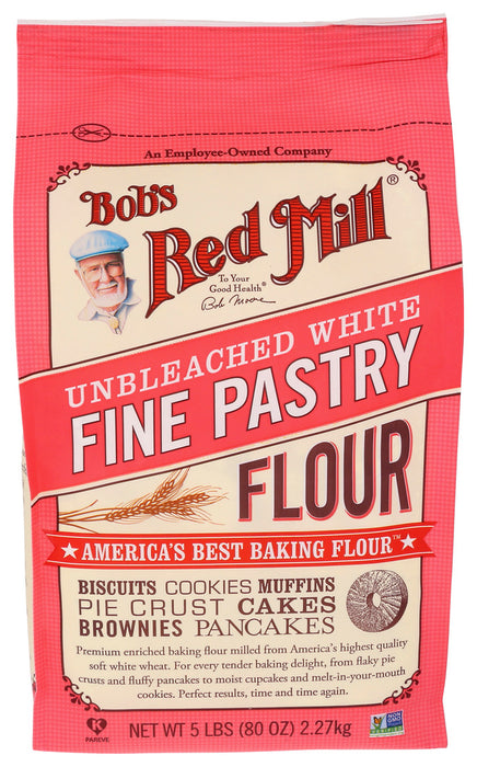 Bob'S Red Mill  Unbleached White Fine Pastry Flour   5 Lb