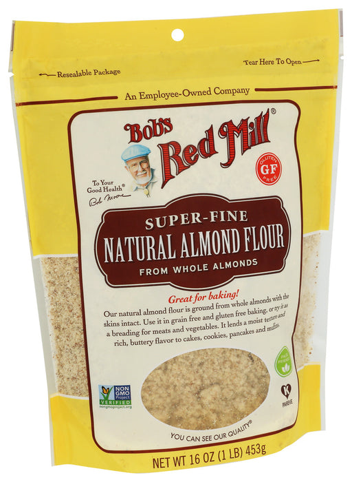 Bob'S Red Mill  Flour Almond Natural   16 Oz