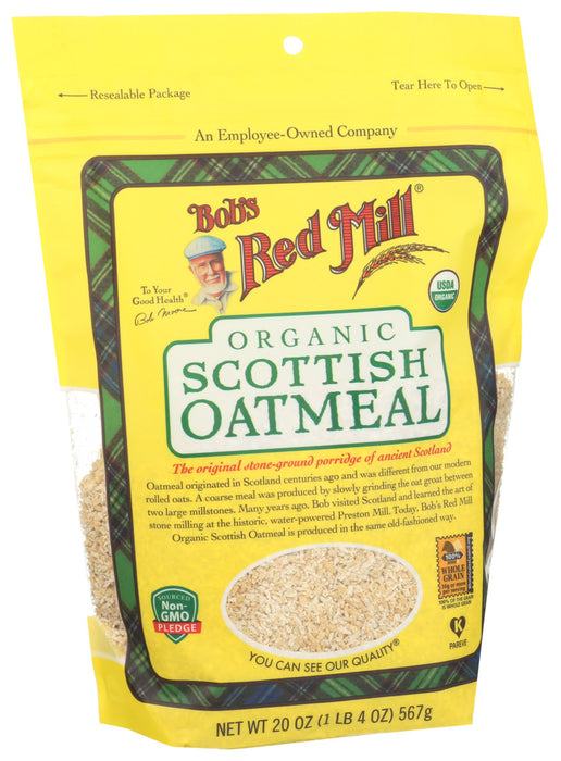 Bob'S Red Mill  Organic Scottish Oatmeal Bag   20 Oz