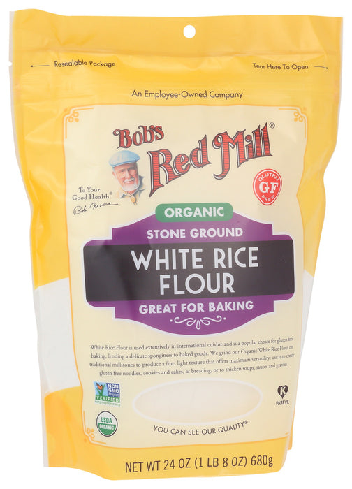 Bob'S Red Mill  Flour White Rice   24 Oz