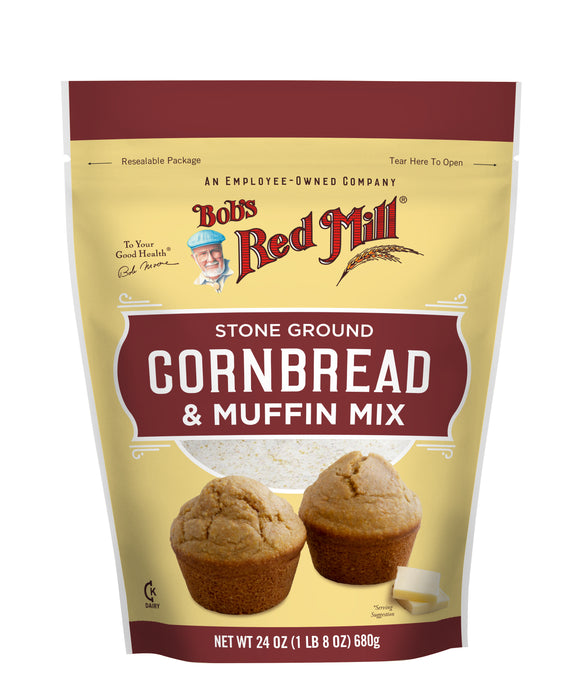 Bob'S Red Mill  Stone Ground Cornbread And Muffin Mix   24 Oz