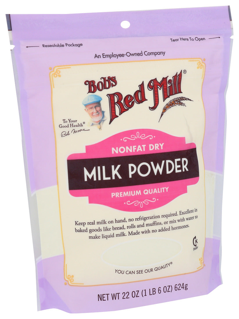Bob'S Red Mill Milk Powder Non Fat Dry 22 Oz — Mega Green Food