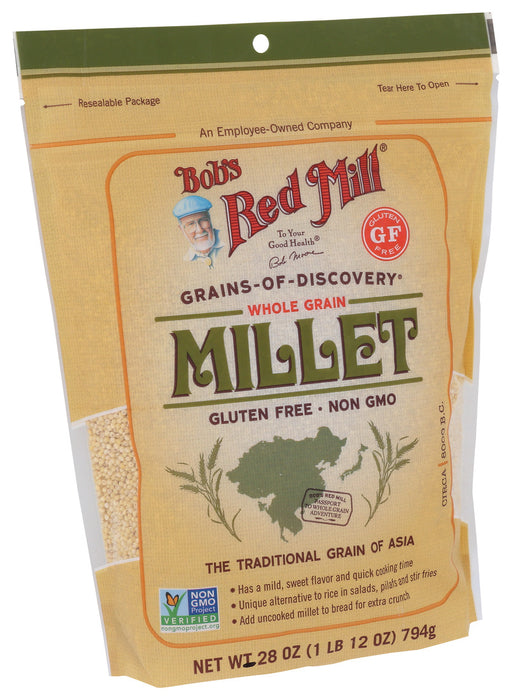 Bob'S Red Mill  Millet Whole Grain Gluten Free   28 Oz