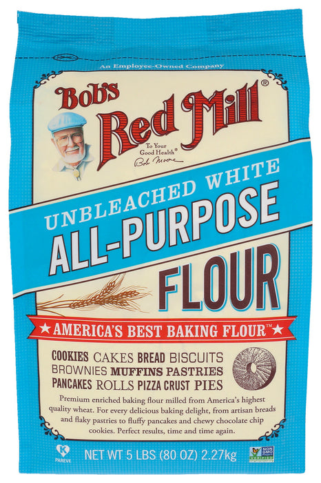 Bob'S Red Mill  Unbleached White All Purpose Baking Flour   5 Lb