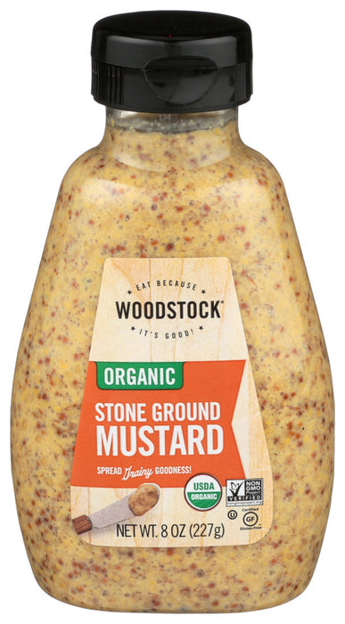 Woodstock Foods Organic Stone Ground Mustard 8 oz