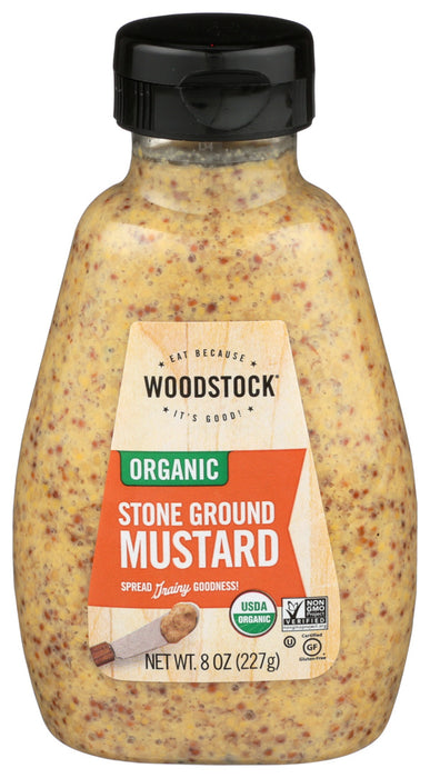 Woodstock Foods Organic Stone Ground Mustard 8 oz