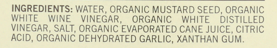 Suzie's Organic Dijon Mustard 12 oz