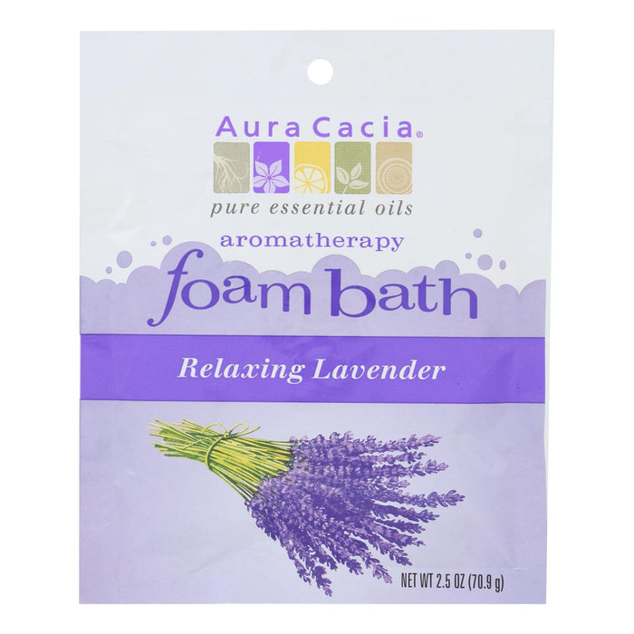 Aura Cacia Foam Bath  Relaxing Lavender 2.5 Oz