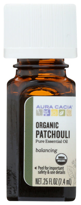 Aura Cacia  Organic Patchouli Essential Oil  1 Each  0.25 Oz