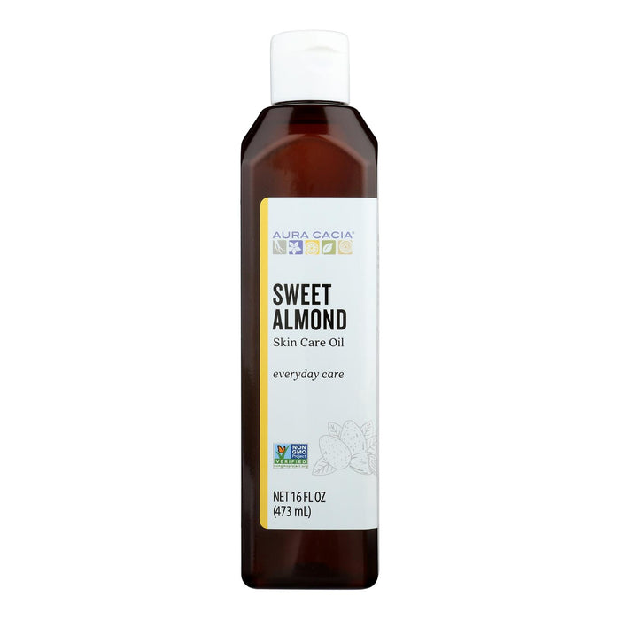 Aura Cacia Natural Skin Care Oil Sweet Almond 1 Each 16 Oz