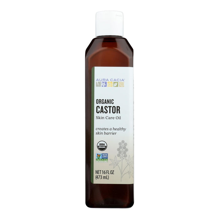 Aura Cacia Skin Care Oil  Organic Castor Oil 1 Each 16 Oz