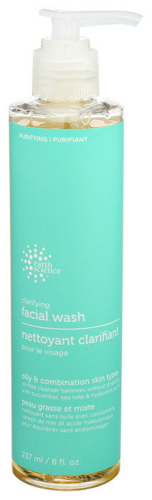 Earth Science  Clarifying Facial Wash  1 Each  8 Oz