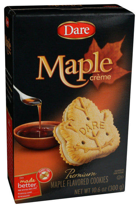 Dare  Maple Leaf Creme Cookie  10.6 Oz