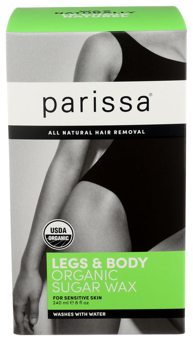 Parissa  Organic Leg & Body Hair Removal Sugar Wax  1 Each  8 Oz