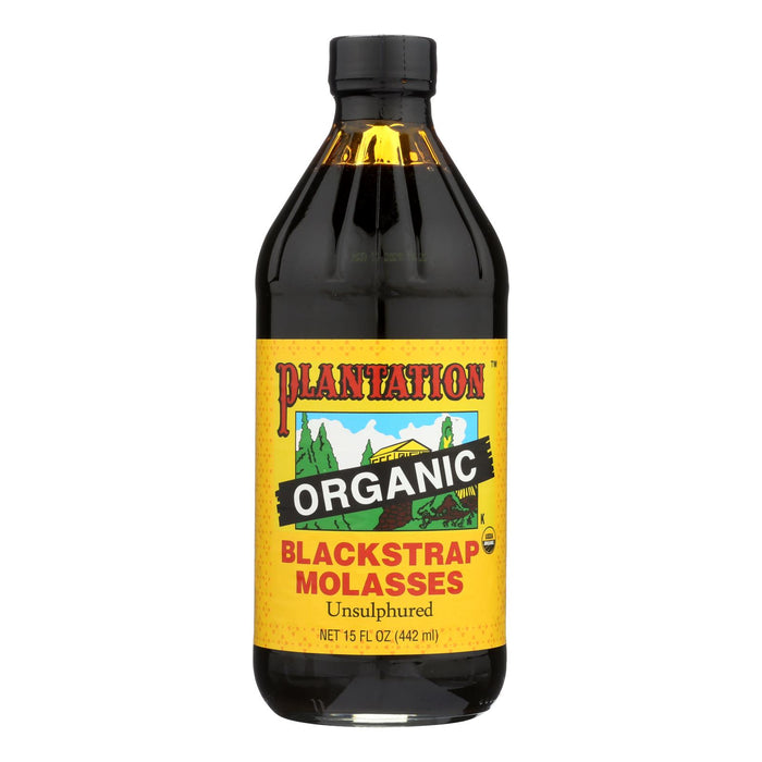 Plantation  Organic Blackstrap Molasses Syrup  15 Oz