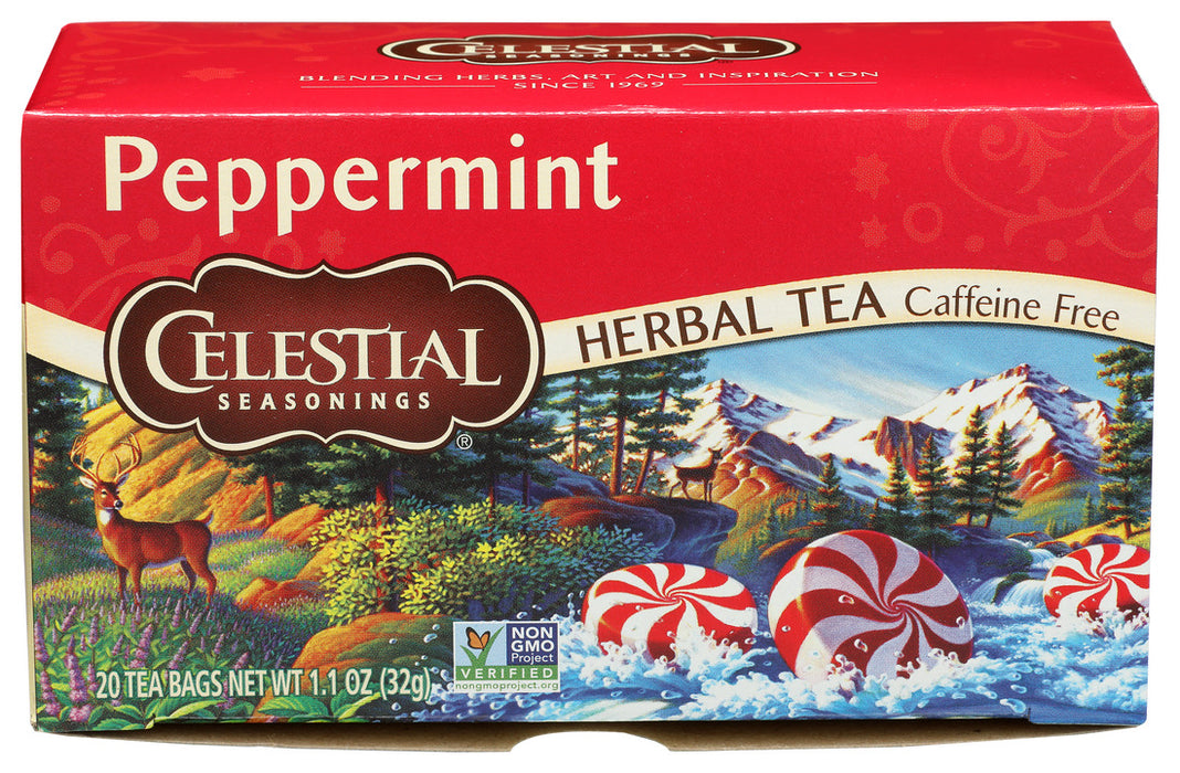 Celestial Seasonings Herb Tea Peppermint 20 Tea Bags