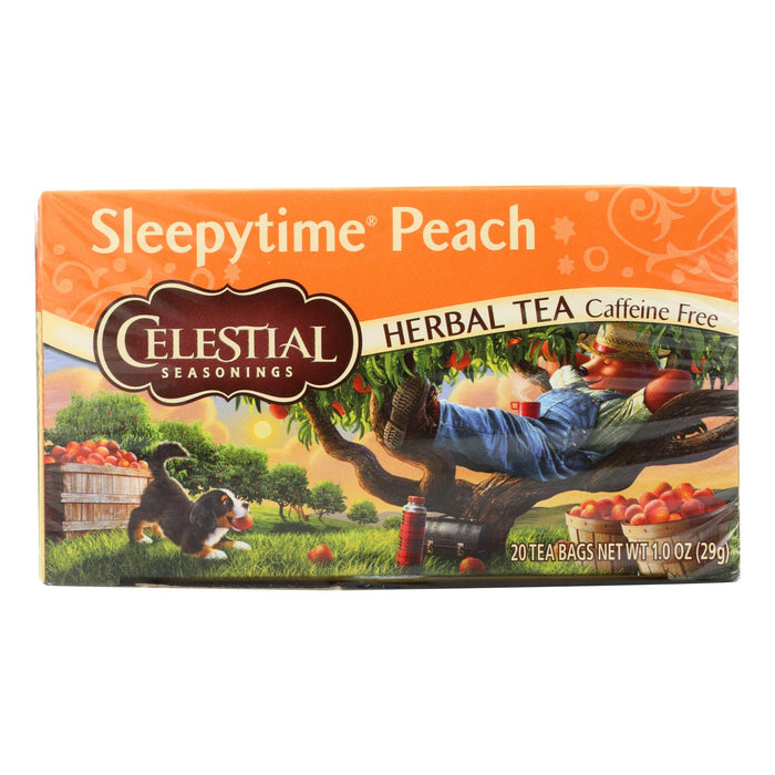 Celestial Seasonings Herbal Tea Sleepytime Peach 20 Bag