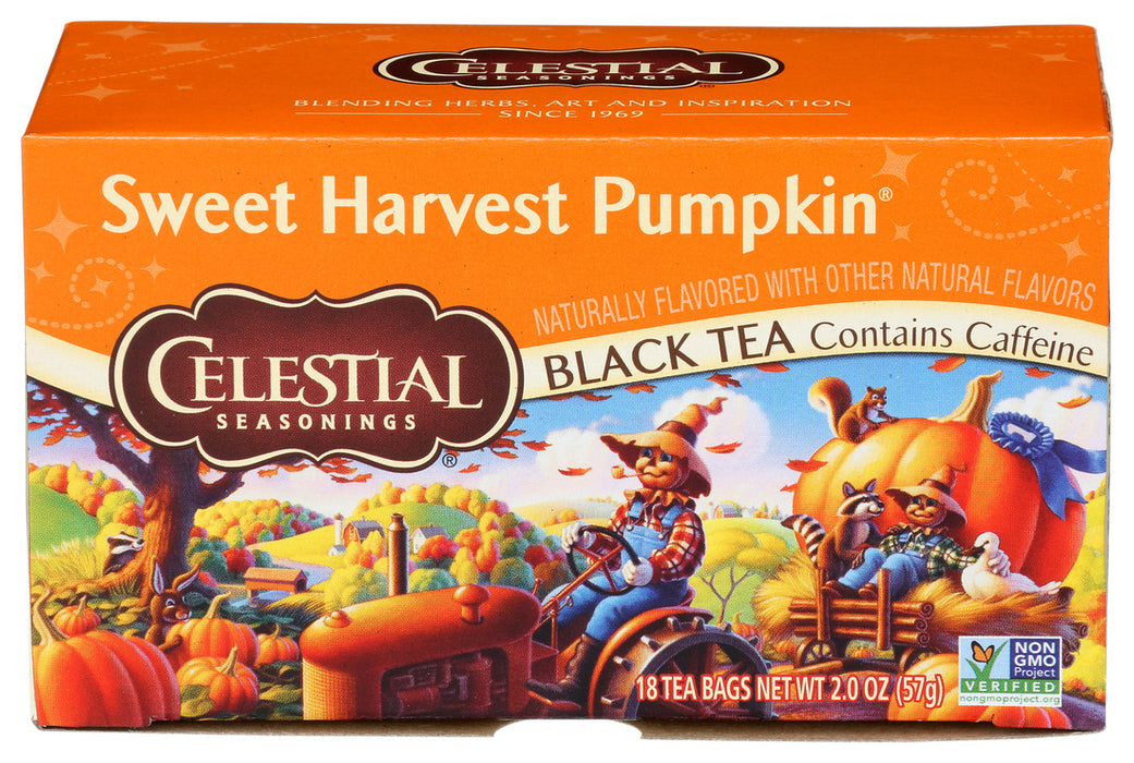 Celestial Seasonings  Black Tea Sweet Harvst Pumpkn   18 Bag