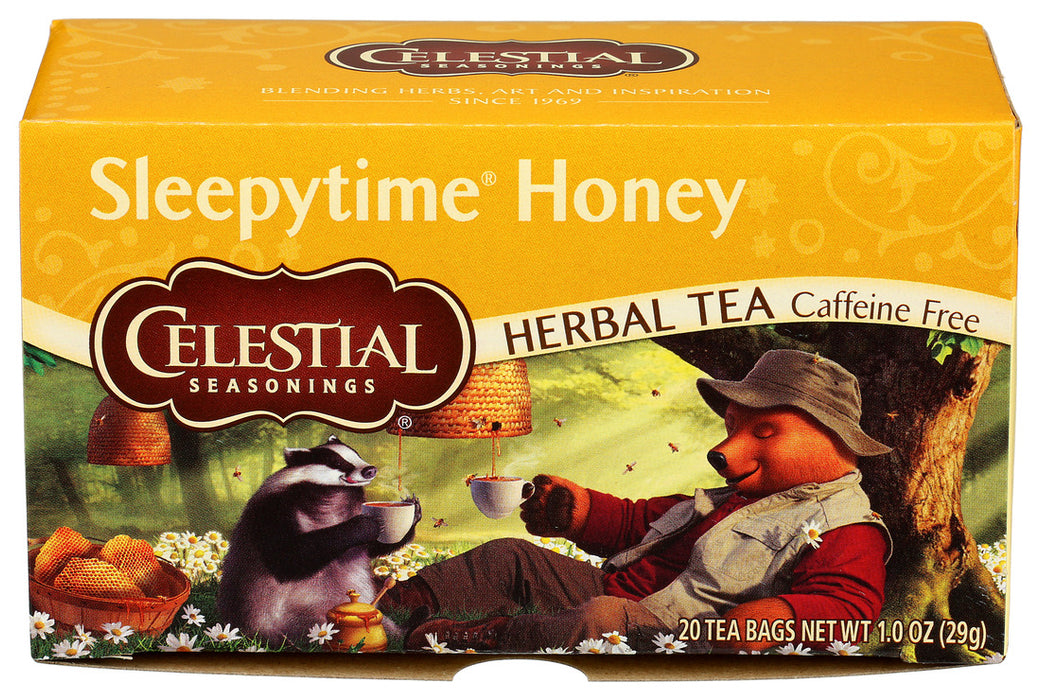 Celestial Seasonings  Caffein Freeherbal Tea Sleepytime Honey  20 Bag