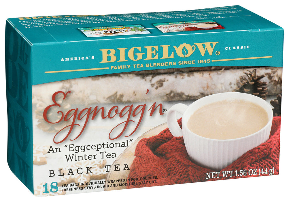 Bigelow Tea  Eggnogg'N An "Exceptional" Winter Black Tea Box  18 Bag