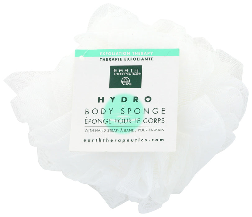 Earth Therapeutics  Hydro Body Sponge White  1 Each  1 Ct