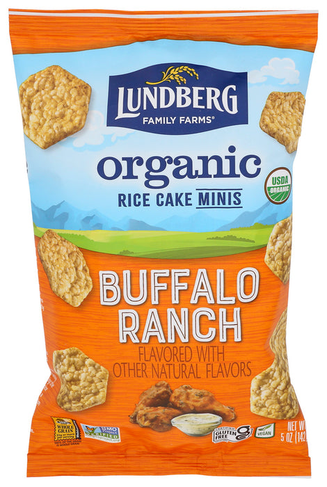 Lundberg Family Farms  Organic Rice Cake Minis Buff Ranch  5 Oz