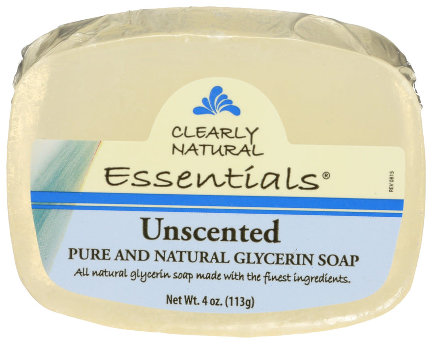 Clearly Natural Glycerin Bar Soap  Unscented 1 Each 4 Oz