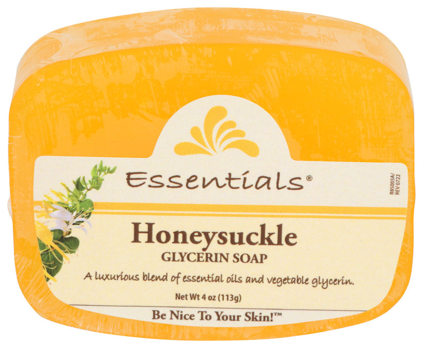 Clearly Natural Glycerin Bar Soap  Honeysuckle 1 Each 4 Oz