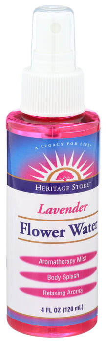 Heritage  Aromatherapy Mist Flower Water Lavender  1 Each  4 Fl Oz