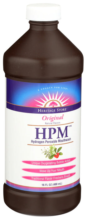 Heritage  Hpm Hydrogen Peroxide Mouthwash  1 Each  16 Oz