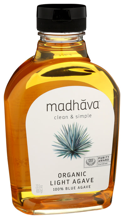 Madhava  Golden Light Organic Blue Agave Sweetener  23.5 Oz