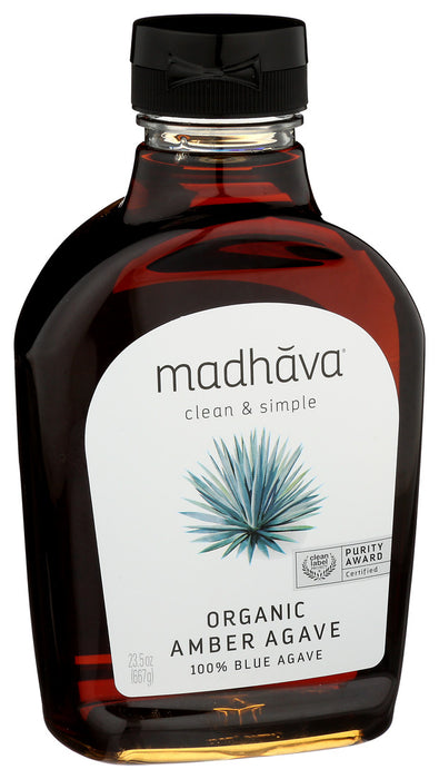 Madhava  Organic Agave Nectar Amber  23.5 Oz