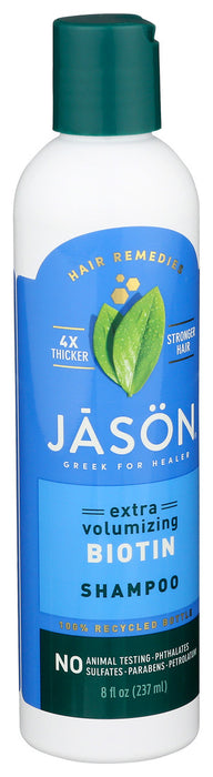 Jason Natural Products  Extra Volumizing Biotin Shampoo  1 Each  8 Fl Oz