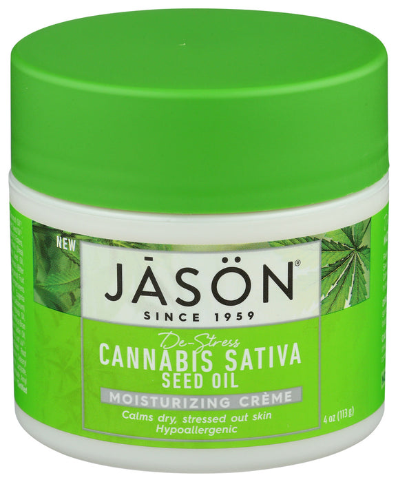 Jason Natural Products Moistrzng Cream Canbis Satv 4 Oz